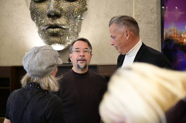 Jan Josef Liefers at the opening of the exhibition *Goldener Reigen* by Jens Christian Wittig at Kastenmeiers in the Taschenbergpalais in Dresden, Dresden, October 11, 2026 Copyright: xMatthiasxWehnertx