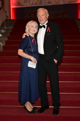 Eduard Geyer with his wife, Angelika Geyer, at the 18 Hope Gala 2026 at the Schauspielhaus Dresden, October 10, 2026 Foto:xM.xWehnertx xFuturexImagex hope_6226