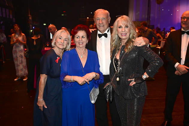 Angelika Geyer, Viola Klein, Eduard Geyer, and Petra Zieger at the 18th Hope Gala 2026 at the Schauspielhaus Dresden, October 10, 2026 Foto:xM.xWehnertx xFuturexImagex hope_6229