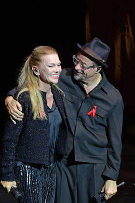 Anna Loos and Jan Josef Liefers at the 18th Hope Gala 2026 at the Schauspielhaus Dresden, October 10, 2026 Foto:xM.xWehnertx xFuturexImagex hope_6254