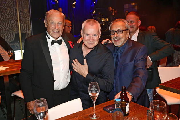 Eduard Geyer, Dirk Michaelis, and Wolfgang Stumph at the 18th Hope Gala 2026 at the Schauspielhaus Dresden, October 10, 2026 Foto:xM.xWehnertx xFuturexImagex hope_6270