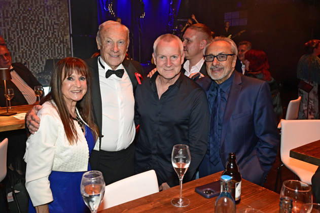 Christine Stumph, Eduard Geyer, Dirk Michaelis, and Wolfgang Stumph at the 18th Hope Gala 2026 at the Schauspielhaus Dresden, October 10, 2026 Foto:xM.xWehnertx xFuturexImagex hope_6271