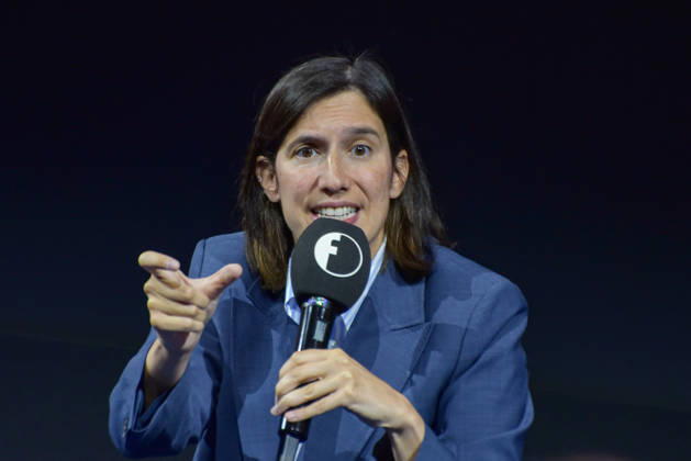 October 11, 2026, Rome, Rome, Italy: Partito Democratico Secretary Elly Schlein speaks during the panel Faccia a Faccia con i politici at the Rumore Festival 2026 at Acquario Romano in Rome on October 11, 2026. Rome Italy - ZUMAn299 20261011_zip_n299_030 Copyright: xVincenzoxNuzzolesex