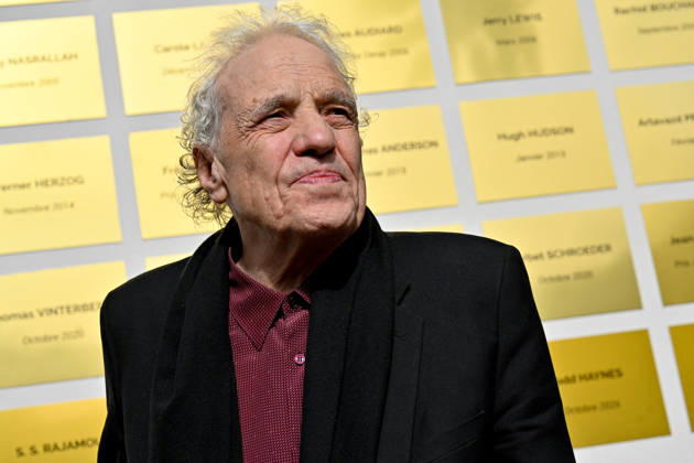 18th Lumiere Festival Bad Lieutenant Screening Abel Ferrara unveiling a commemorative plate in his honor on the Film Makers Wall after the screening of the movie Bad Lieutenant during the 18th Lyon Lumiere Film Festival in Lyon, France on 11 October 2026. Photo by Julien Reynaud APS-Medias ABACAPRESS.COM Lyon France Copyright: xReynaudxJulien APS-Medias ABACAx