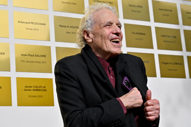 18th Lumiere Festival Bad Lieutenant Screening Abel Ferrara unveiling a commemorative plate in his honor on the Film Makers Wall after the screening of the movie Bad Lieutenant during the 18th Lyon Lumiere Film Festival in Lyon, France on 11 October 2026. Photo by Julien Reynaud APS-Medias ABACAPRESS.COM Lyon France Copyright: xReynaudxJulien APS-Medias ABACAx