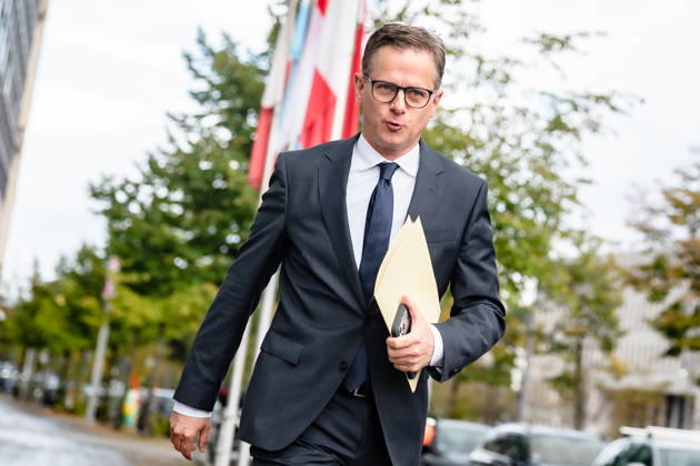Carsten Linnemann, Federal Minister of Health, upon his arrival at the Konrad Adenauer House for the CDU of Germany’s Executive Committee Retreat in Berlin, October 2026, Berlin, Berlin, Germany, Konrad Adenauer House