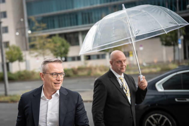 Karsten Wildberger, Federal Minister for Digital Affairs and State Modernization, upon his arrival at the CDU of Germany’s Executive Committee Retreat in Berlin, October 2026, Berlin, Berlin, Germany, Konrad Adenauer House
