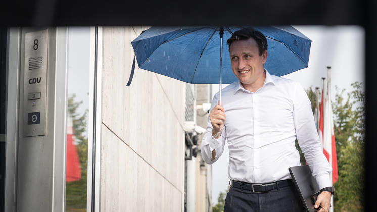 Sebastian Lechner, State Chairman of the CDU of Lower Saxony; CDU of Germany Executive Committee Retreat in Berlin, October 2026, Berlin, Berlin, Germany, Konrad Adenauer House