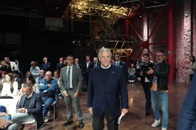 IPA89549627 - Milan, October 11, 2026, Forza Italia Event: The Optimism of Will at the East End Studios on Via Mecenate with Antonio Tajani  Copyright: xDuilioxPiaggesix xDuilioxPiaggesix IPA89549627