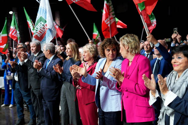 IPA89549678 - Milan, October 11, 2026, Forza Italia Event: The Optimism of Will at the East End Studios on Via Mecenate, featuring Antonio Tajani, Stefania Craxi, Dolors Montserrat, and Lettizia Moratti  Copyright: xDuilioxPiaggesix xDuilioxPiaggesix IPA89549678