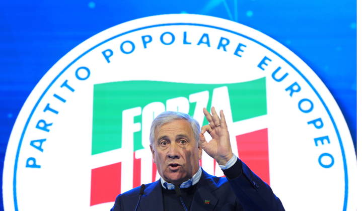 IPA89549736 - Milan, October 11, 2026, Forza Italia Event: The Optimism of Will at the East End Studios on Via Mecenate with Antonio Tajani  Copyright: xDuilioxPiaggesix xDuilioxPiaggesix IPA89549736