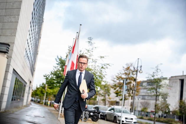 Carsten Linnemann, Federal Minister of Health, upon his arrival at the Konrad Adenauer House for the CDU of Germany’s Executive Committee Retreat in Berlin, October 2026, Berlin, Berlin, Germany, Konrad Adenauer House
