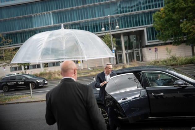 Karsten Wildberger, Federal Minister for Digital Affairs and State Modernization, upon his arrival at the CDU Germany Executive Committee Retreat in Berlin, October 2026, Berlin, Berlin, Germany, Konrad Adenauer House