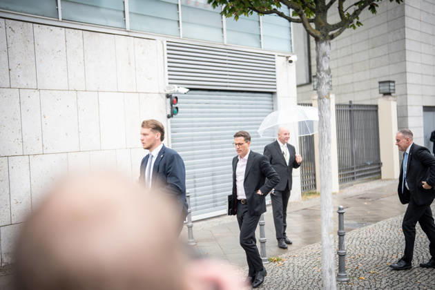 Manuel Hagel, Minister of the Interior of Baden-Württemberg, upon his arrival at the CDU Germany Executive Committee Retreat in Berlin, October 2026, Berlin, Berlin, Germany, Konrad Adenauer House