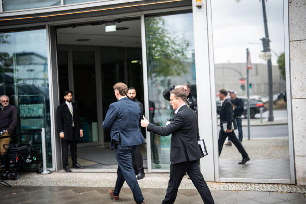 Manuel Hagel, Minister of the Interior of Baden-Württemberg, upon his arrival at the CDU Germany Executive Committee Retreat in Berlin, October 2026, Berlin, Berlin, Germany, Konrad Adenauer House