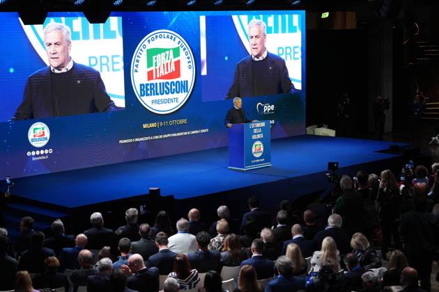 IPA89549688 - Milan, October 11, 2026, Forza Italia Event: The Optimism of Will at the East End Studios on Via Mecenate with Antonio Tajani  Copyright: xDuilioxPiaggesix xDuilioxPiaggesix IPA89549688