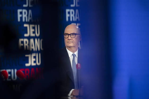 French Economy Minister Roland Lescure Franc Jeu - Paris French Economy Minister Roland Lescure during an interview at Franc Jeu on France 2 channel in Paris, France on October 11, 2026.Photo by Eliot Blondet ABACAPRESS.COM Paris France France Copyright: xBlondetxEliot ABACAx