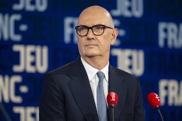 French Economy Minister Roland Lescure Franc Jeu - Paris French Economy Minister Roland Lescure during an interview at Franc Jeu on France 2 channel in Paris, France on October 11, 2026.Photo by Eliot Blondet ABACAPRESS.COM Paris France France Copyright: xBlondetxEliot ABACAx