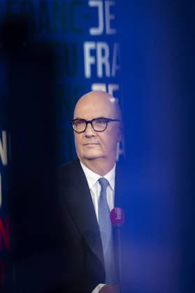 French Economy Minister Roland Lescure Franc Jeu - Paris French Economy Minister Roland Lescure during an interview at Franc Jeu on France 2 channel in Paris, France on October 11, 2026.Photo by Eliot Blondet ABACAPRESS.COM Paris France France Copyright: xBlondetxEliot ABACAx
