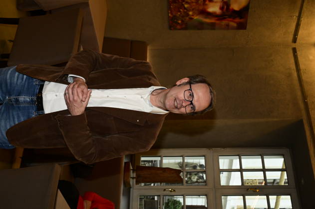 Frank Stehr at the opening of the exhibition *Goldener Reigen* by Jens Christian Wittig at Kastenmeiers in the Taschenbergpalais in Dresden, Dresden, October 11, 2026 Copyright: xMatthiasxWehnertx