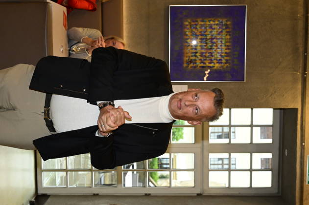 Jens Christian Wittig at the opening of the exhibition *Goldener Reigen* by Jens Christian Wittig at Kastenmeiers in the Taschenbergpalais in Dresden, Dresden, October 11, 2026 Copyright: xMatthiasxWehnertx