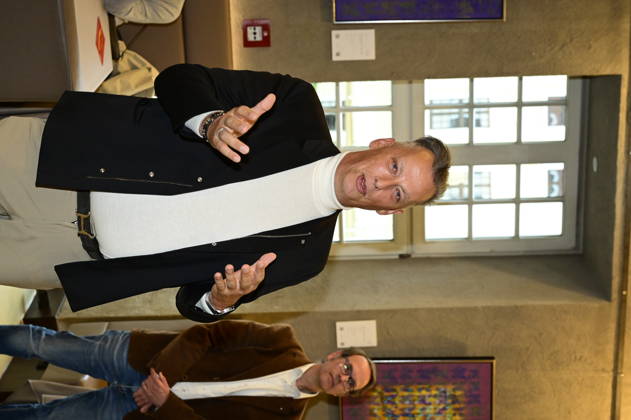 Jens Christian Wittig at the opening of the exhibition *Goldener Reigen* by Jens Christian Wittig at Kastenmeiers in the Taschenbergpalais in Dresden, Dresden, October 11, 2026 Copyright: xMatthiasxWehnertx
