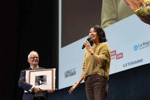PEOPLE: Festival Lumiere - Lyon 11 10 2026 Zhang Ziyi receives the Lumiere Award, as well as a still from a film directed by the Lumiere brothers at the 18th Lumiere Film Festival Lumiere in Lyon (France) on October 11, 2026. Photo by Sandrine Thesillat PsNewZ Copyright: xSandrinexThesillatx