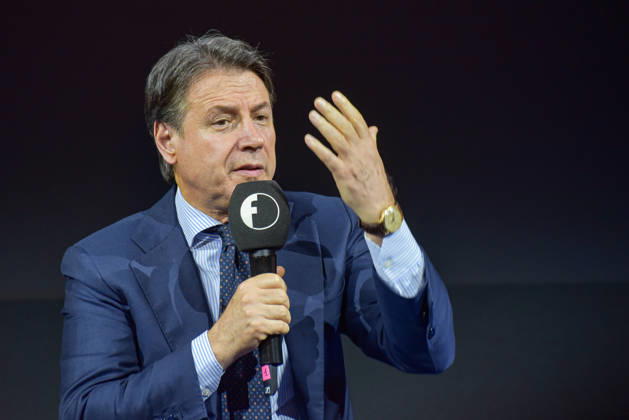 Political leaders Elly Schlein, Giuseppe Conte, Nicola Fratoianni, and Giovanni Donzelli take part in the panel Faccia a Faccia con i politici with Fanpage.it journalists during the Rumore Festival 2026 at Acquario Romano. - 11 Oct 2026 Movimento 5 Stelle President Giuseppe Conte speaks during the panel Faccia a Faccia con i politici at the Rumore Festival 2026 at Acquario Romano in Rome. Rome Italy Copyright: xVincenzoxNuzzolesex xSOPAxImagesx vnuzzolese_2026_10_11_10