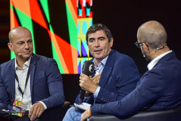 Political leaders Elly Schlein, Giuseppe Conte, Nicola Fratoianni, and Giovanni Donzelli take part in the panel Faccia a Faccia con i politici with Fanpage.it journalists during the Rumore Festival 2026 at Acquario Romano. - 11 Oct 2026 Fanpage.it reporter Marco Billeci (L), Sinistra Italiana Secretary Nicola Fratoianni (C), and Fanpage.it Director Francesco Cancellato (R) during an interview at the panel Faccia a Faccia con i politici during the Rumore Festival 2026 at Acquario Romano in Rome. Rome Italy Copyright: xVincenzoxNuzzolesex xSOPAxImagesx vnuzzolese_2026_10_11_26