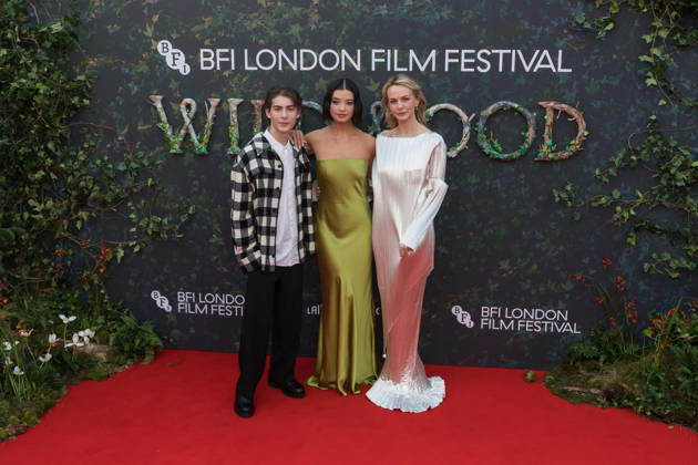 Wildwood Premiere at BFI London Film Festival LONDON, UNITED KINGDOM - OCTOBER 11: (L-R) Jacob Tremblay, Peyton Elizabeth Lee and Carey Mulligan attend the premiere of Wildwood during the 70th BFI London Film Festival at the Royal Festival Hall in London, United Kingdom on October 11, 2026. Wiktor Szymanowicz Anadolu London United Kingdom. Editorial use only. Please get in touch for any other usage. Copyright: x2026xAnadoluxWiktorxSzymanowiczx