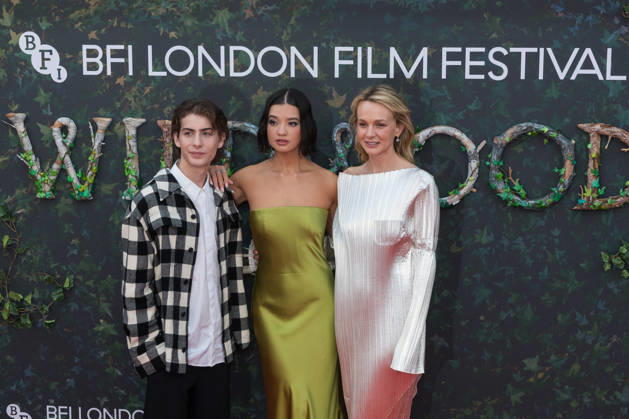 Wildwood Premiere at BFI London Film Festival LONDON, UNITED KINGDOM - OCTOBER 11: (L-R) Jacob Tremblay, Peyton Elizabeth Lee and Carey Mulligan attend the premiere of Wildwood during the 70th BFI London Film Festival at the Royal Festival Hall in London, United Kingdom on October 11, 2026. Wiktor Szymanowicz Anadolu London United Kingdom. Editorial use only. Please get in touch for any other usage. Copyright: x2026xAnadoluxWiktorxSzymanowiczx