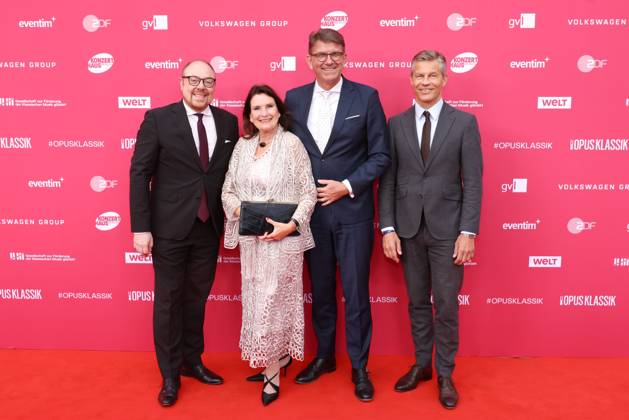 First Steps Award 2026 Dr. Clemens Trautmann, Christiane Goetz Weimer, Wolfram Weimer, Frank Briegmann Opus Klassik 2026, Konzerthaus Berlin, Berlin, Date: October 11, 2026 Copyright: xEventpress Kratschx