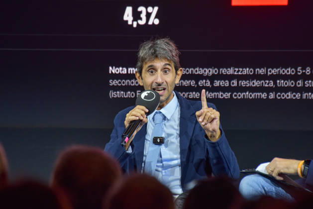 October 11, 2026, Rome, Italy: Fratelli d Italia politician and MP Giovanni Donzelli speaks during the panel Faccia a Faccia con i politici at the Rumore Festival 2026 at Acquario Romano in Rome. Rome Italy - ZUMAs197 20261011_aaa_s197_074 Copyright: xVincenzoxNuzzolesex