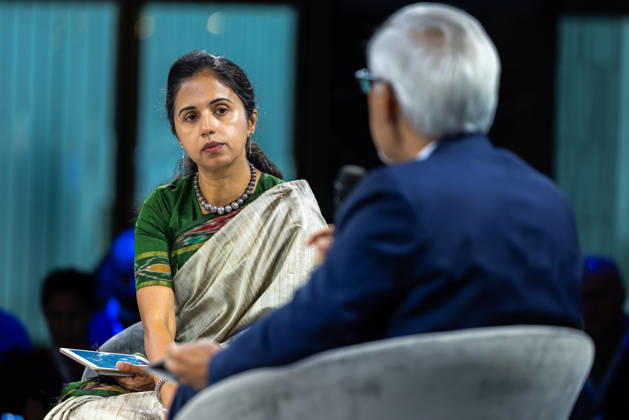 World Health Summit 2026, Berlin, Germany, on October 11, 2026 Dr. Poonam Dhavan, Director of the Health and Migration Division at the International Organization for Migration (IOM), during the panel discussion on Health in Times of