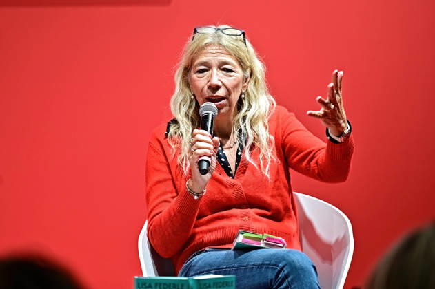 Frankfurt Book Fair 2026: Author Elisabeth Lisa Federle on October 11, 2026, at the Frankfurt Book Fair 20261011MWI155923