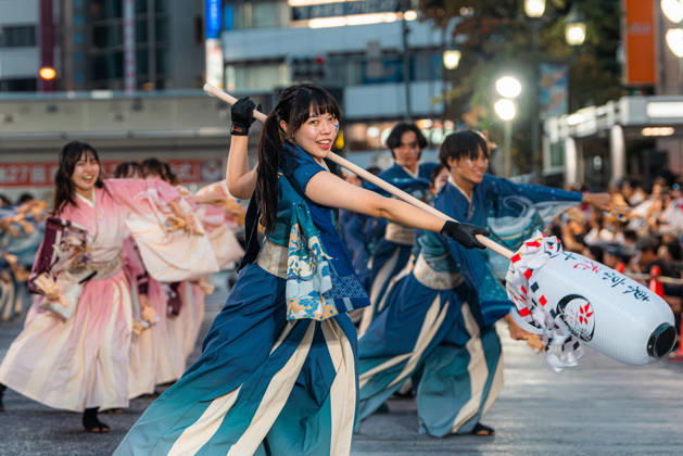General view, October 11, 2026 - Dancers perform during the main festival of the 27th Tokyo Yosakoi Festival in Ikebukuro, Tokyo, Japan, on October 11, 2026. Held as part of Fukuro Matsuri, the annual dance festival brings together approximately 100 teams and 5,000 performers from across Japan, filling the streets with colorful costumes, synchronized choreography, and energetic yosakoi performances.  aflo_355096948