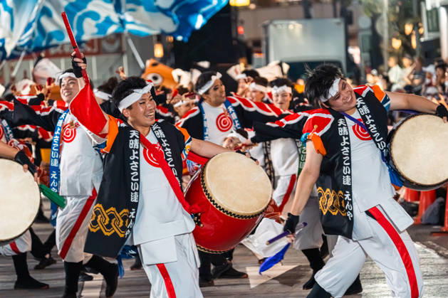 General view, October 11, 2026 - Dancers perform during the main festival of the 27th Tokyo Yosakoi Festival in Ikebukuro, Tokyo, Japan, on October 11, 2026. Held as part of Fukuro Matsuri, the annual dance festival brings together approximately 100 teams and 5,000 performers from across Japan, filling the streets with colorful costumes, synchronized choreography, and energetic yosakoi performances.  aflo_355096958