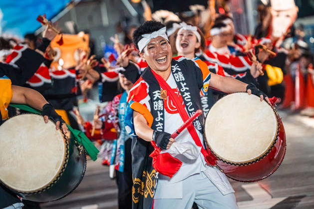 General view, October 11, 2026 - Dancers perform during the main festival of the 27th Tokyo Yosakoi Festival in Ikebukuro, Tokyo, Japan, on October 11, 2026. Held as part of Fukuro Matsuri, the annual dance festival brings together approximately 100 teams and 5,000 performers from across Japan, filling the streets with colorful costumes, synchronized choreography, and energetic yosakoi performances.  aflo_355096963