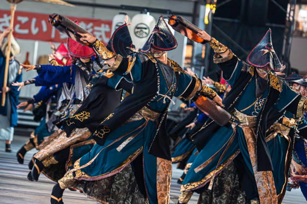 General view, October 11, 2026 - Dancers perform during the main festival of the 27th Tokyo Yosakoi Festival in Ikebukuro, Tokyo, Japan, on October 11, 2026. Held as part of Fukuro Matsuri, the annual dance festival brings together approximately 100 teams and 5,000 performers from across Japan, filling the streets with colorful costumes, synchronized choreography, and energetic yosakoi performances.  aflo_355097131