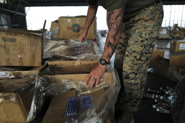 US military personnel organize humanitarian aid supplies in Panama PANAMA PACIFICO, PANAMA - OCTOBER 11: U.S. military personnel organize and sort humanitarian aid supplies at Panama Pacifico International Airport in Panama on October 11, 2026. The U.S. Southern Command is providing emergency assistance to communities affected by a 7.7-magnitude earthquake that struck Panama on Friday. Mauricio Valenzuela Anadolu Panama Pacifico Panama. Editorial use only. Please get in touch for any other usage. Copyright: x2026xAnadoluxMauricioxValenzuelax