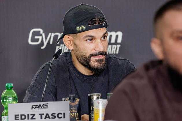 October 11, 2026, Essen: Ediz Tasci at the press conference for Fame Fighting 4 Celebrity Boxing at the Atlantic Hotel in Essen, North Rhine-Westphalia, Germany