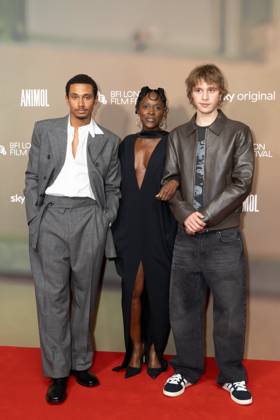 October 11, 2026, London, United Kingdom: (L-R), Sekou Diaby, Sharon Duncan-Brewster and Vladyslav Baliuk attend the ANIMOL Screening at The 70th BFI London Film Festival at the BFI, Southbank.Cast and Guests attend the ANIMOL Screening at The 70th BFI London Film Festival, The BFI, Southbank, London London United Kingdom - ZUMAs197 20261011_aaa_s197_135 Copyright: xPhilxLewisx
