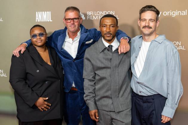 October 11, 2026, London, United Kingdom: (L-R), Joy Gharoro, Nick Love, Ashley Walters and Thomas Hawkins attend the ANIMOL Screening at The 70th BFI London Film Festival at the BFI, Southbank.Cast and Guests attend the ANIMOL Screening at The 70th BFI London Film Festival, The BFI, Southbank, London London United Kingdom - ZUMAs197 20261011_aaa_s197_174 Copyright: xPhilxLewisx
