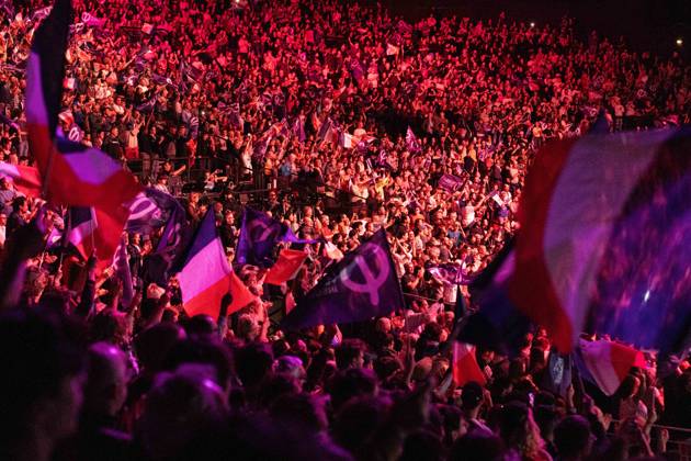 October 11, 2026, Clermont-Ferrand, Auvergne-RhoÂ Ne-Alpes, France: CLERMONT-FERRAND, FRANCE - OCTOBER 11, 2026: Jean-Luc Melenchon, leader of the far-left party La France Insoumise (LFI) and 2027 presidential candidate, delivers a speech during a major political rally at the Zenith d Auvergne in Clermont-Ferrand, France, on October 11, 2026. Around 10,000 supporters gathered at the venue to attend the campaign event. Clermont-Ferrand France  - ZUMAa252 20261011_zip_a252_018 Copyright: xDavidxAllignonx