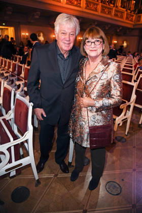 Rolf Zuckowski with his wife Monika Zuckowski at OPUS KLASSIK 2026 at the Konzerthaus am Gendarmenmarkt in Berlin on October 11, 2026