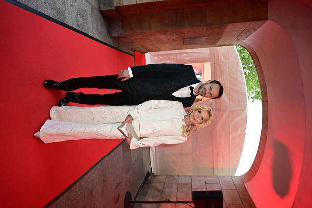 Victoria Herrmann with her husband David Böthig at the 18 Hope Gala 2026 at the Schauspielhaus Dresden, October 10, 2026 Copyright: xMatthiasxWehnertx