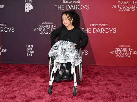 October 10, 2026, Santa Monica, California, USA: CESILY COLLETTE TAYLOR attends the inaugural Easterseals Disability Arts & Culture Awards DARCYS Awards red carpet. Santa Monica USA - ZUMAb173 20261010_aap_b173_204 Copyright: xBillyxBennightx