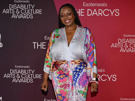 October 10, 2026, Santa Monica, California, USA: AALIYAH WILLIAMS attends the inaugural Easterseals Disability Arts & Culture Awards DARCYS Awards red carpet. Santa Monica USA - ZUMAb173 20261010_aap_b173_237 Copyright: xBillyxBennightx