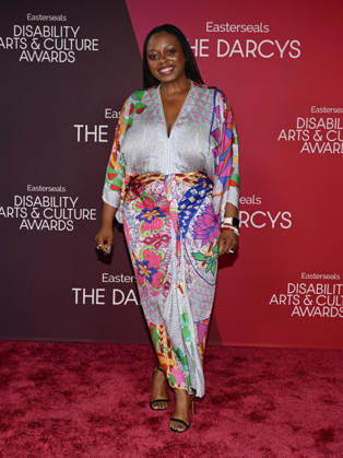 October 10, 2026, Santa Monica, California, USA: AALIYAH WILLIAMS attends the inaugural Easterseals Disability Arts & Culture Awards DARCYS Awards red carpet. Santa Monica USA - ZUMAb173 20261010_aap_b173_262 Copyright: xBillyxBennightx