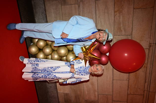 Dorit Gäbler with her husband Karl Heinz Bellmann at the 18th Hope Gala 2026 at the Schauspielhaus Dresden, October 10, 2026 Copyright: xMatthiasxWehnertx